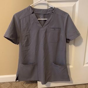 Jaanuu M women's scrub set gray